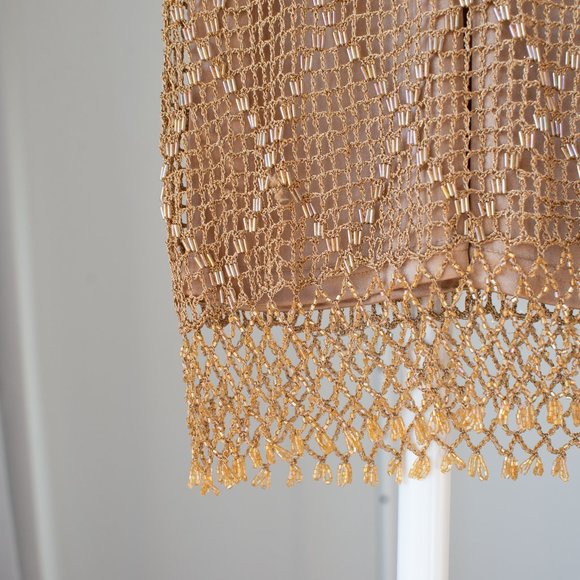 Gold Beaded sleeveless top - Picture 9 of 9